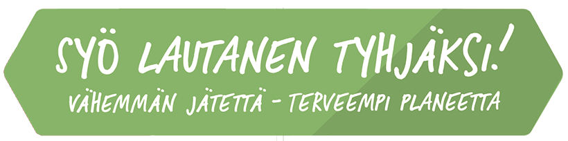 Syö lautanen tyhjäksi